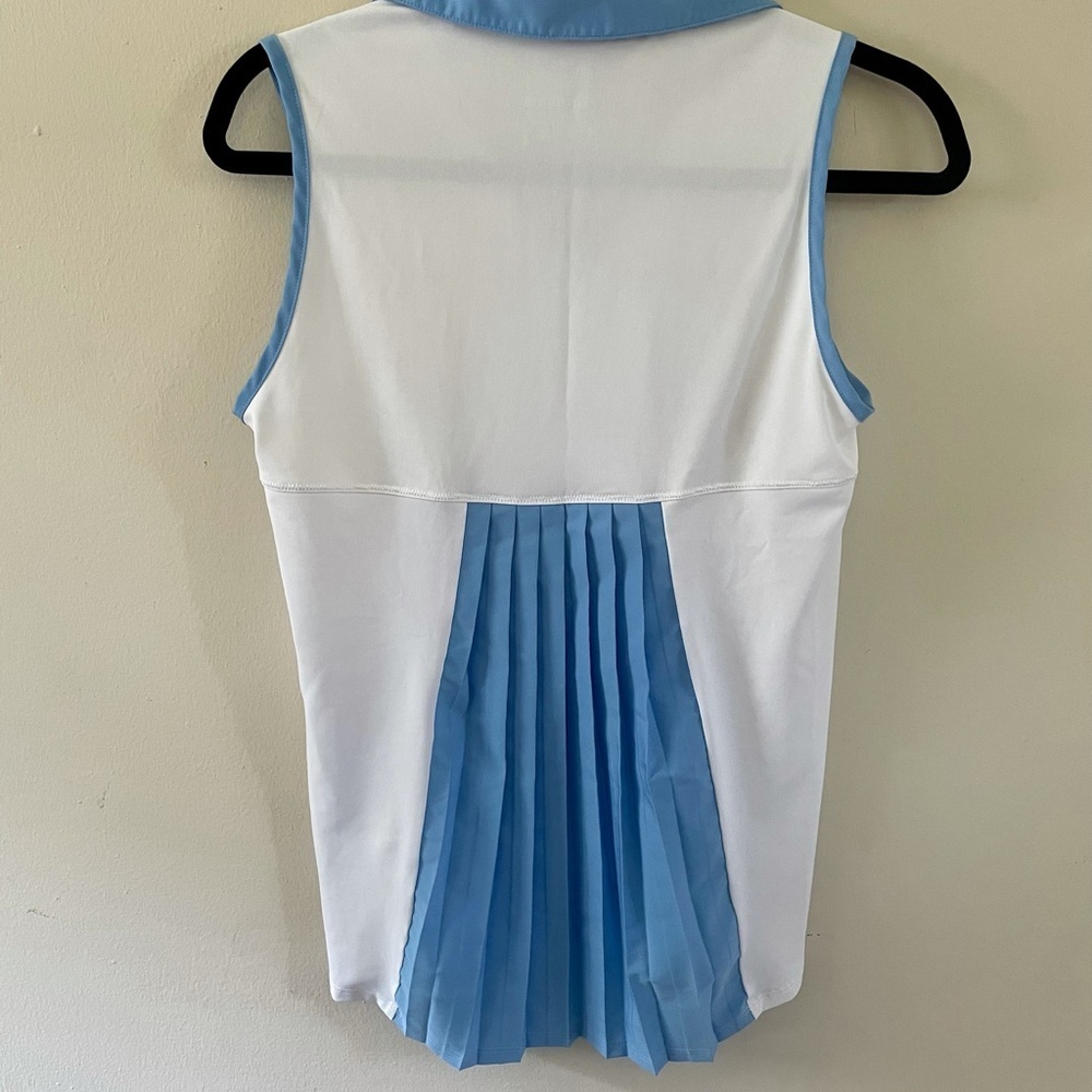 Adidas Sleeveless Climacool Golf Shirt - Picture 4 of 5